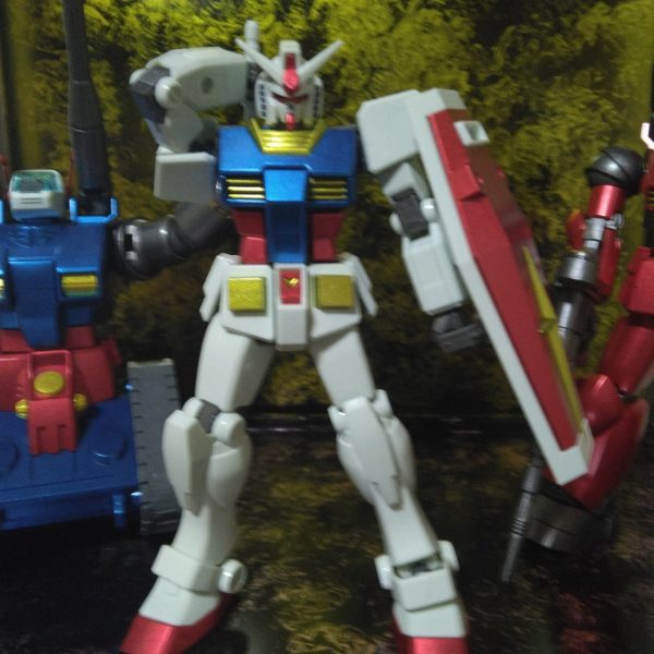 一応全塗装　白はクリアーのみ