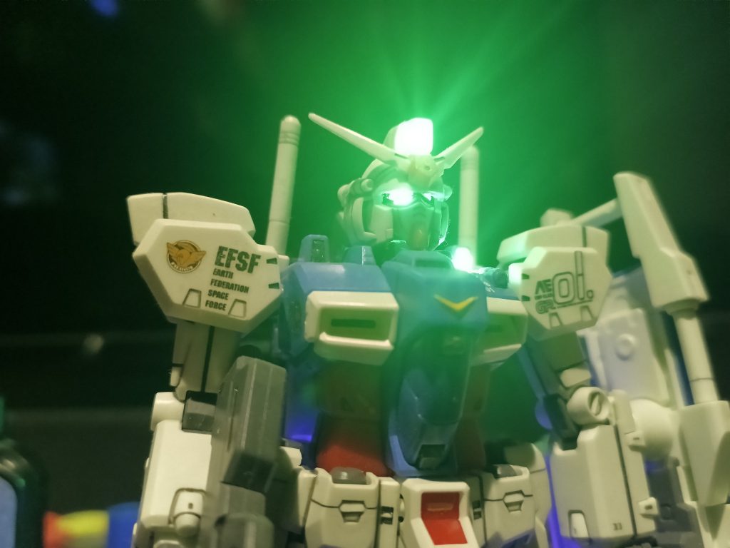 過去作 MG ガンダム試作1号機 ゼフィランサス LED組込み