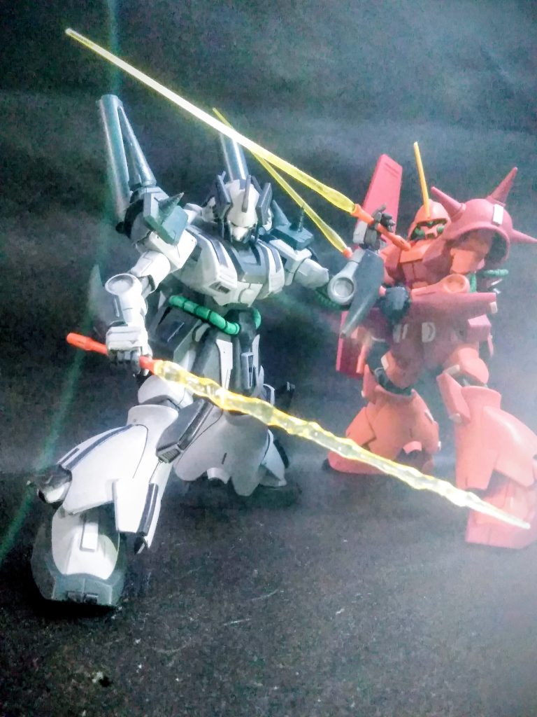 改造素体からも解る通り😅『RMS-108 マラサイ』をアップグレードした改良発展型です 🤩宇宙空間における機動性が重視されており、性能は『RMS-154 バーザム』と同程度まで向上しているとか 😱☀️