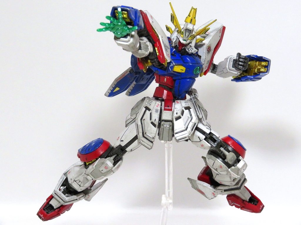 俺のこの手が光って唸る！！お前を倒せと、輝き叫ぶっ！必殺！シャイニング！！フィンガー！