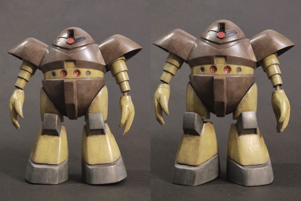 (左)棒立ち と (右)膝下をハの字 の図