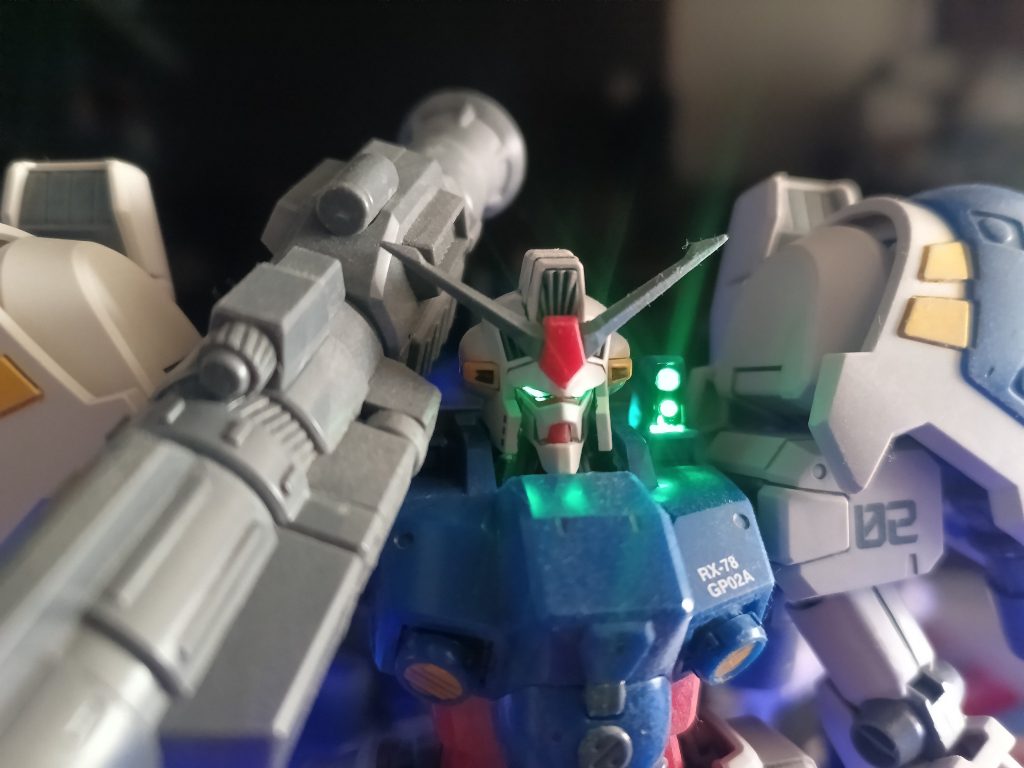 過去作 MG ガンダム試作2号機 サイサリス LED組込み