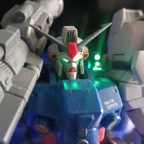 過去作 MG ガンダム試作2号機 サイサリス LED組込み