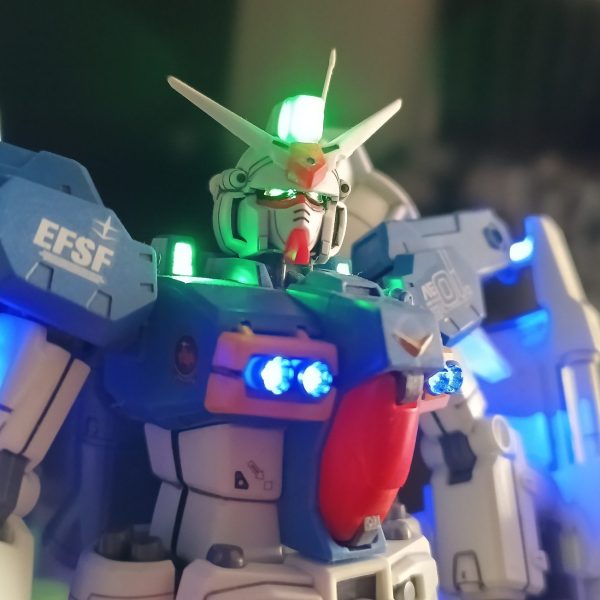 過去作 MG ガンダム試作1号機 フルバーニアン LED組込み