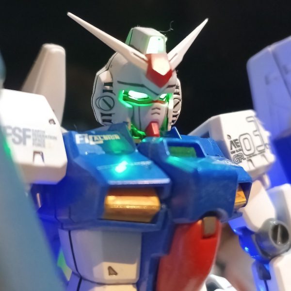 過去作 MG ガンダム試作3号機 ステイメン LED組込み