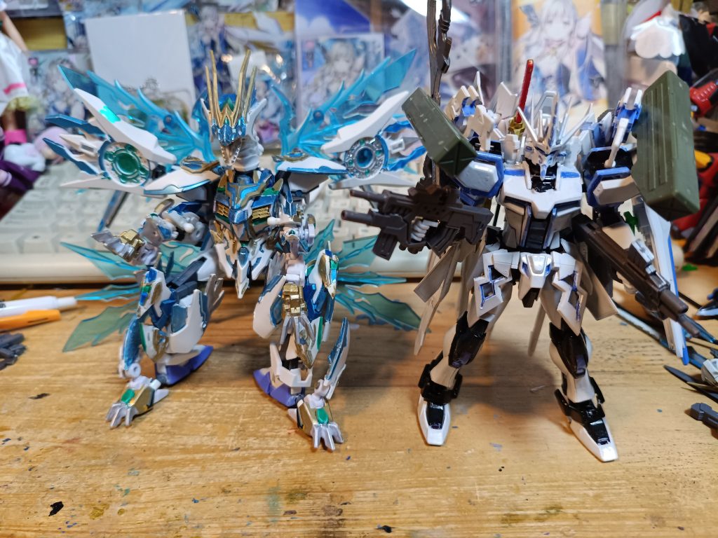 ブルーアイズストライクドラゴン　モビルスーツ形態へ