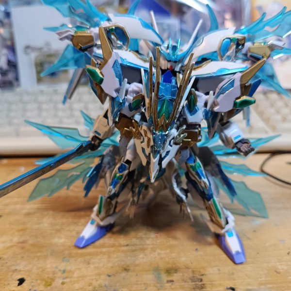 ストライクドラゴンモビルスーツ形態からドラゴンアーマーのみのドラゴンモード