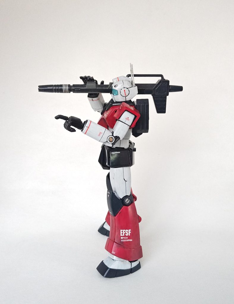 キャノンの可動域が然程無く、派手なポージングには向きません(笑)