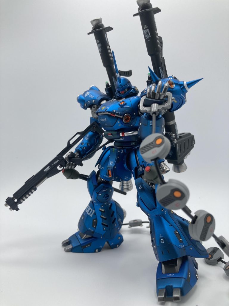 チェーンマインも塗り分けました。大変でしたが、フル武装させると武器類もあきらめず作ってよかったなと思います。&nbsp;