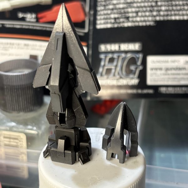 以前、製作中でアップしたアイアンバンカーの形がほぼ出来上がりで御座る。イメージ通りになったと思う😁この後、多少のディテールアップが出来上がったら、ジム本体の製作にかかるで御座る👍（3枚目）