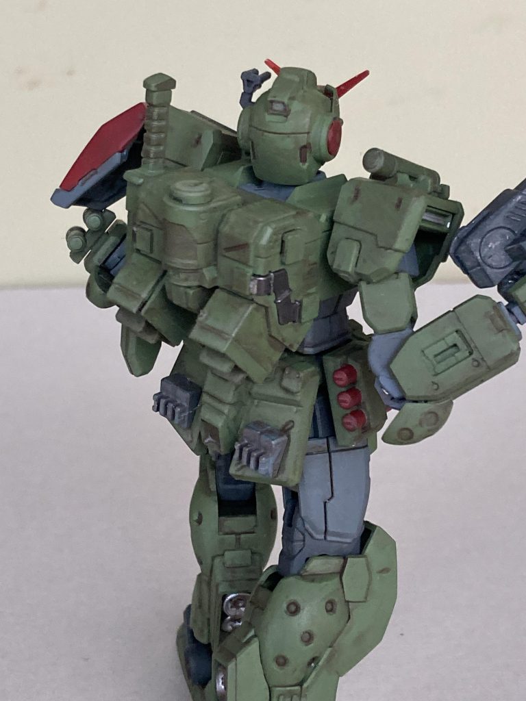 バックショット。ちょい汚しすぎましたような気がします‥