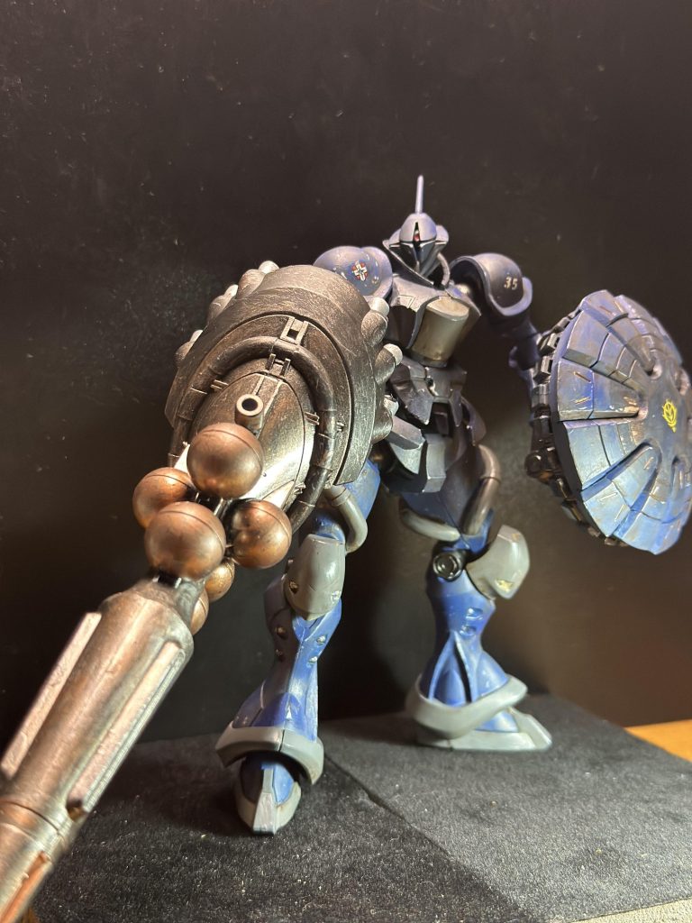 ハクジの塗装を塗り重ねたらいい感じになったのが、楽しかったポイントです