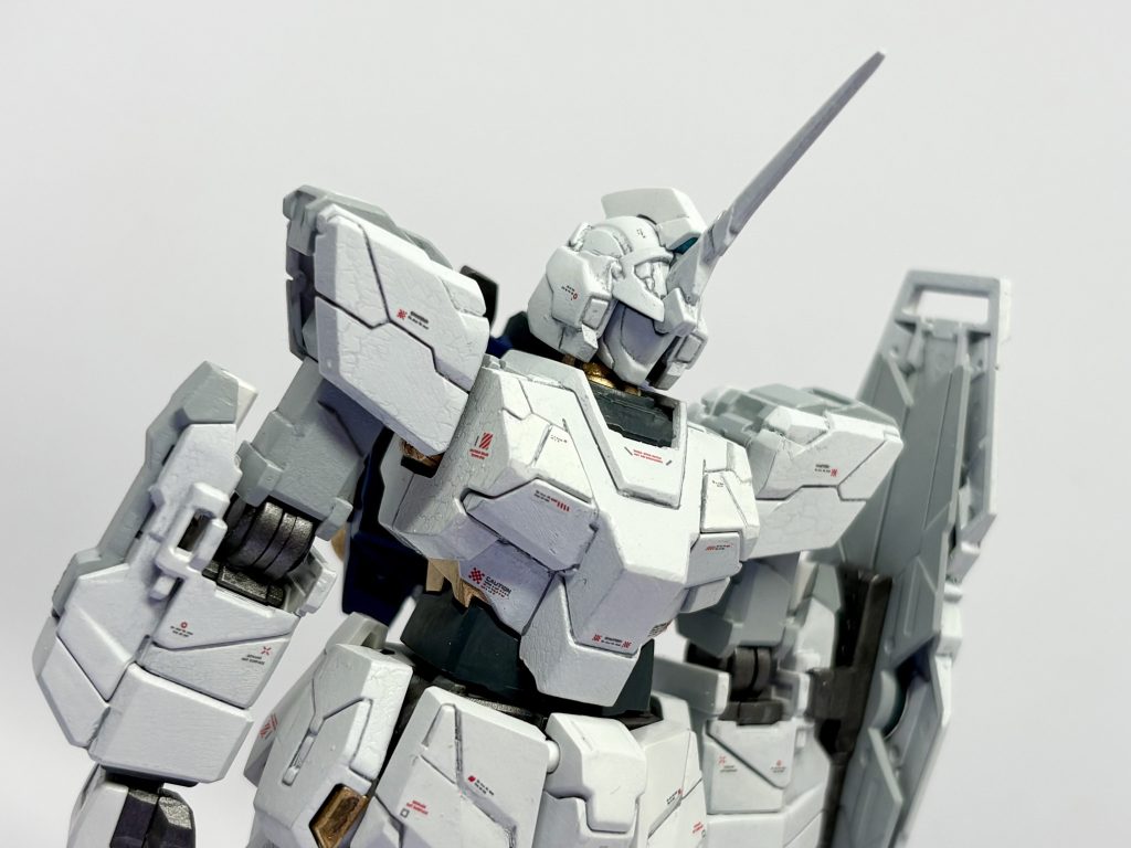 HGユニコーンガンダム ユニコーンモード筆塗り全塗装