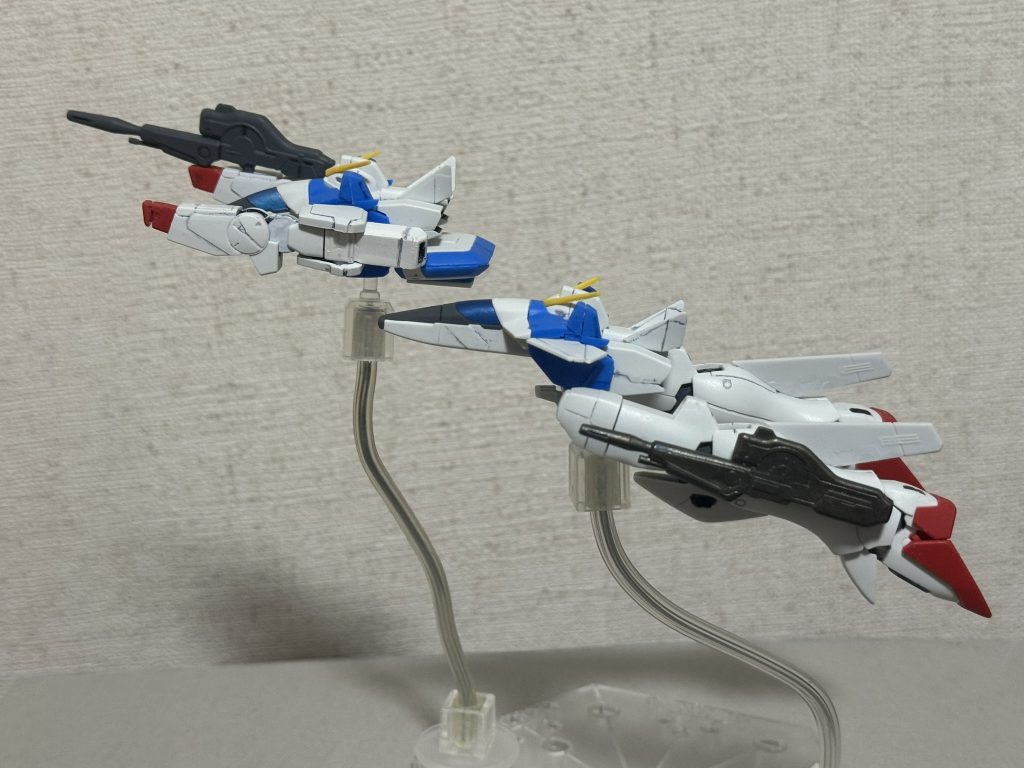 簡単にできると思い手を付けましたが想定外に難儀しました💦レシピはヴィクトリー本体とジャンクの羽根、そしてプラ板とランナーのみ使用。