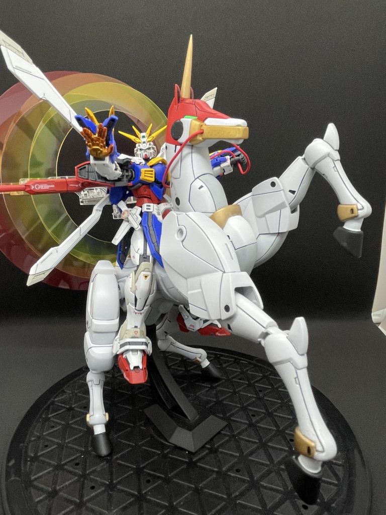 RGのゴッドと拡張パーツの風雲再起のセットです。