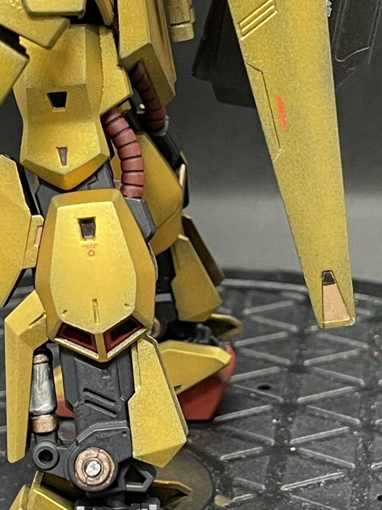 これまた分かりにくいですが、アクセントでカッパーを塗っている部分がお気に入りです。