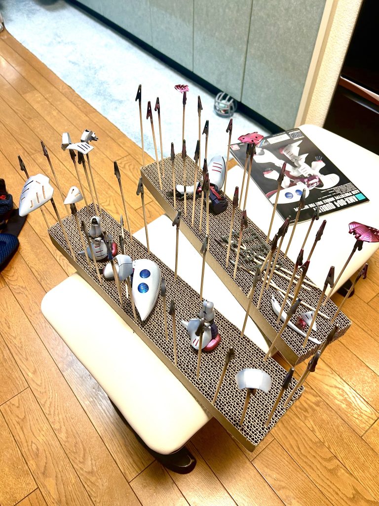 ブルーのキャンディも鮮やかに