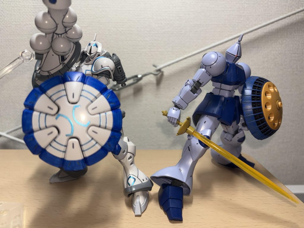 新旧ギャンで1枚。