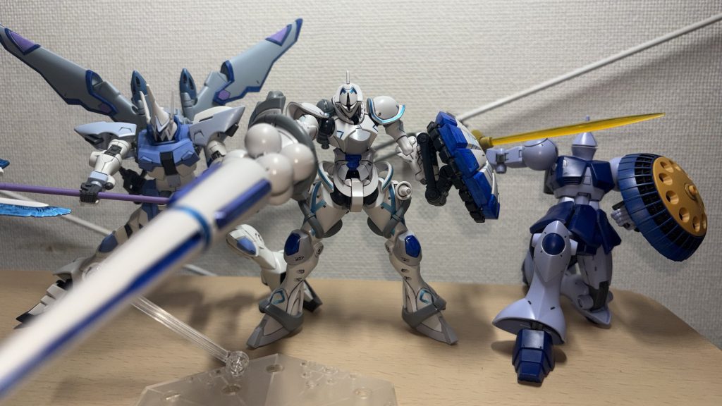 初代、SEED、そしてGQ。メインウェポンが剣、斧、槍って全部違うの、面白いですよねw