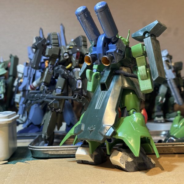 一旦、組んでみてバランス確認。こう見るとマラサイって名キットですねっ！（2枚目）