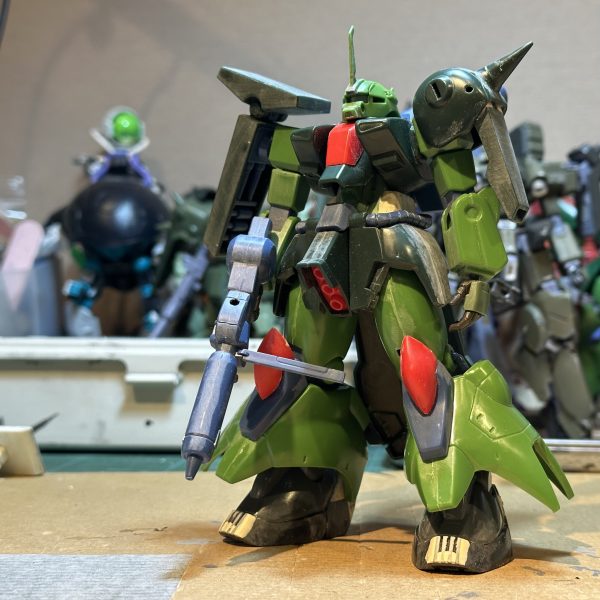 一旦、組んでみてバランス確認。こう見るとマラサイって名キットですねっ！（4枚目）