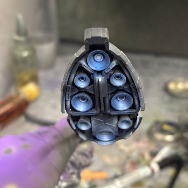 OSL塗装中、就寝命令につき強制終了。