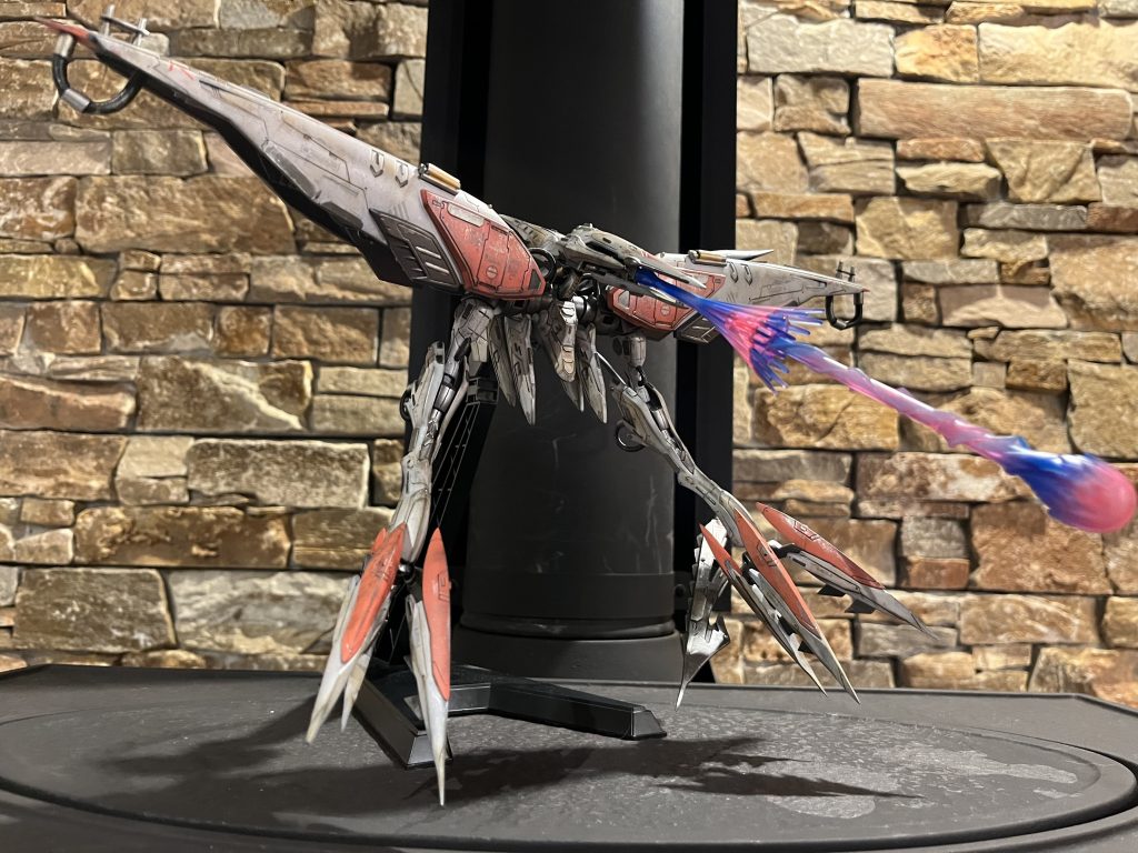 お次はビームエフェクトを使用してポージング!! 今回初めてブルーとホワイトを使用してグラデーションをかけてみました:( ˙꒳˙ ):