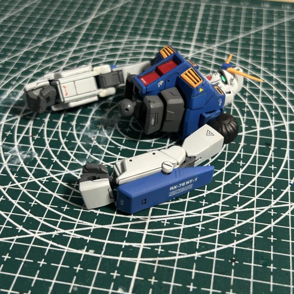 上半身がある程度塗装が完了。（2枚目）