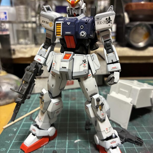 hg陸戦汚すか迷う(￣∇￣)