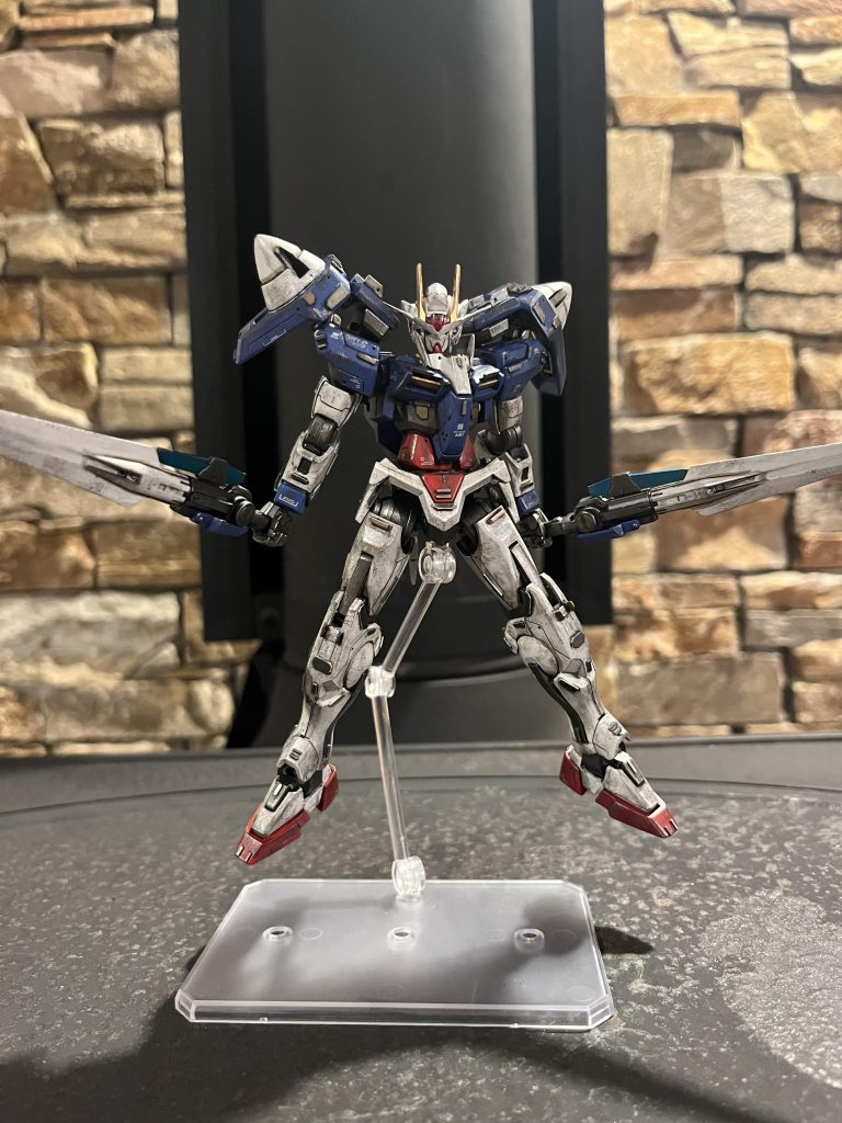 今回は宇宙戦の汚しをイメージしてウェザリングしました✨️ 結構濃くなってしまいましたがここは自己満なので良しです(*>ω<)b