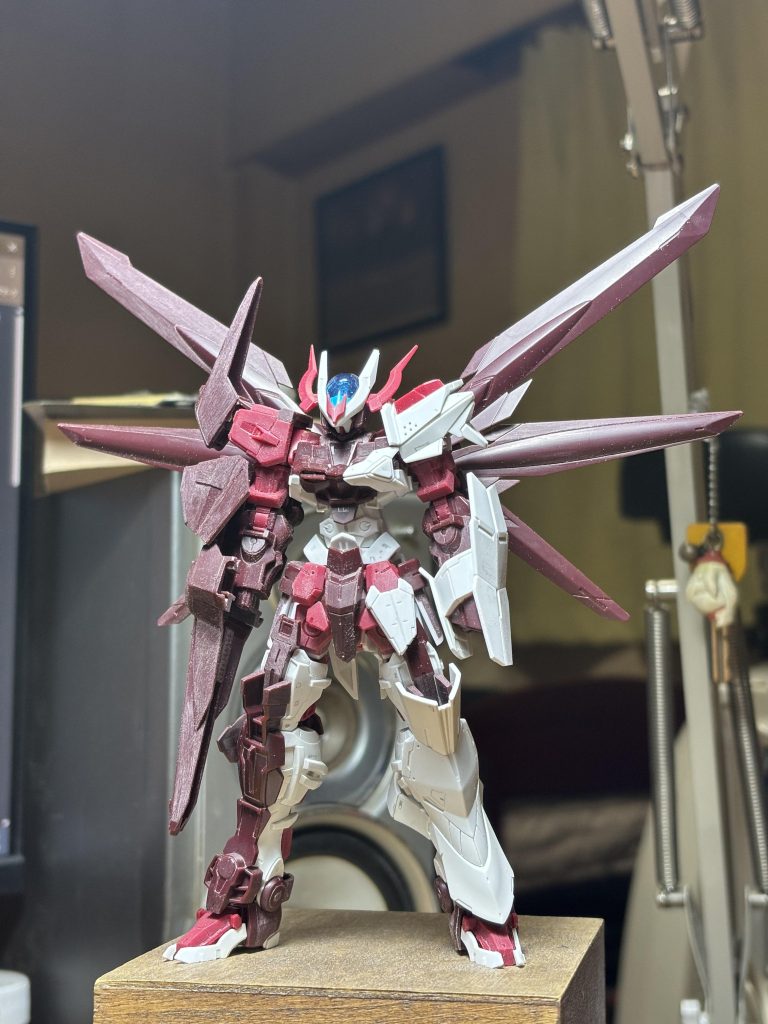 ▲サフ前の一枚　自分のやり方だとKPSに筋彫りするのが大変でこの頃はまだ手をつけてなくて　多分げんなりしてたんだろうな感が写真から滲んでる気がします笑　完成してよかったなと思いました