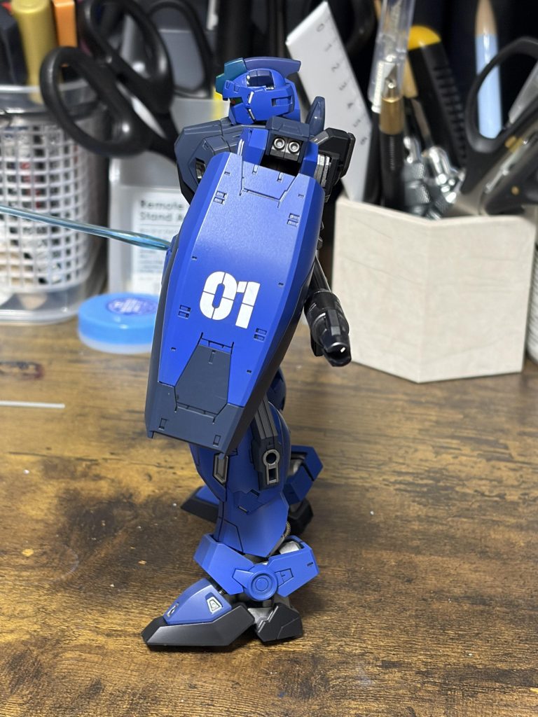 ガンレイドの出来が良くって塗装してデカール貼るだけで上手く纏まったと思います。