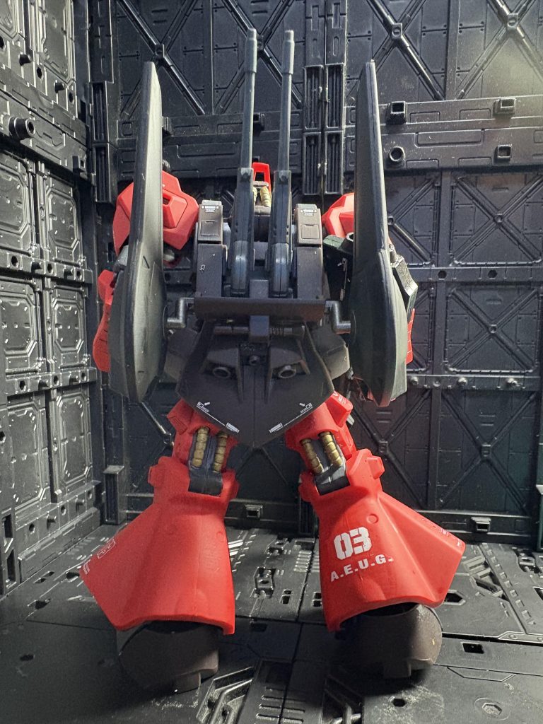 ビームピストルの合わせ目消してなかった！