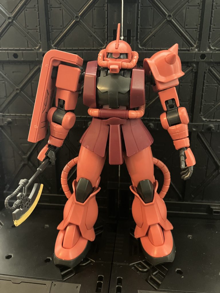 シャア専用ザク(素組み)