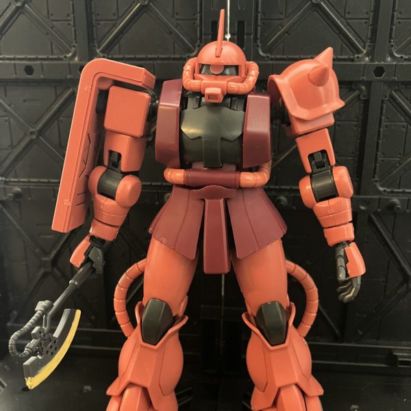 シャア専用ザク(素組み)