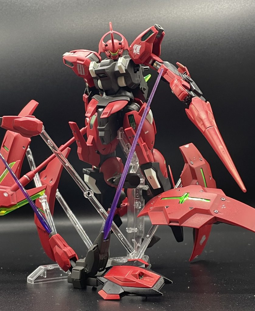 HGダリルバルデ　全盛りフルウェポン装備