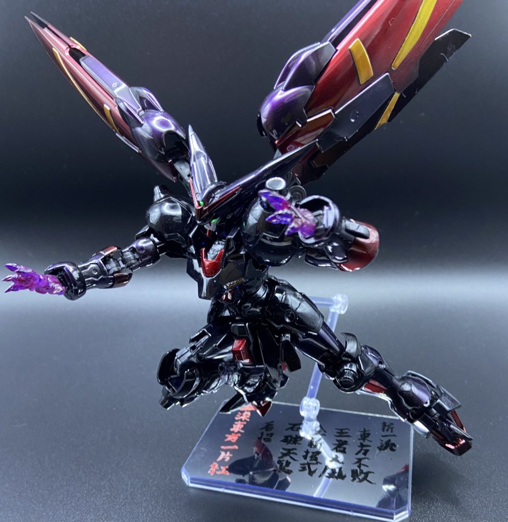 メチャ動きます！RGマスターガンダム！うーん、満足！