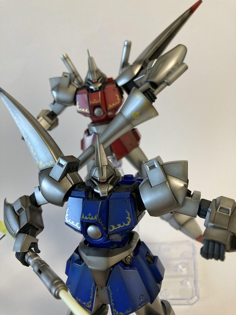 旧キットの箱絵風に『ロイヤルガードを甘くみるなよ!』