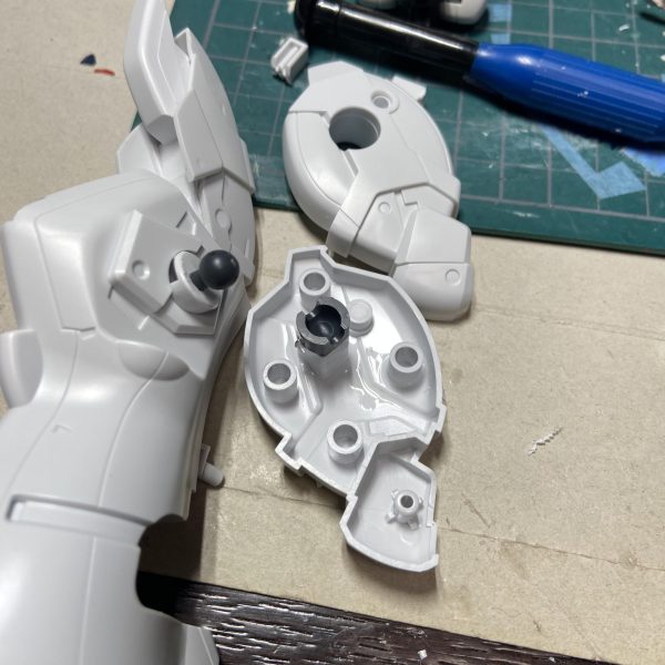 気ままに作成。風雲再起さんを可動できるようにしてます。RGと書いてますが、特に意味はないです(gundam-kao2)（2枚目）