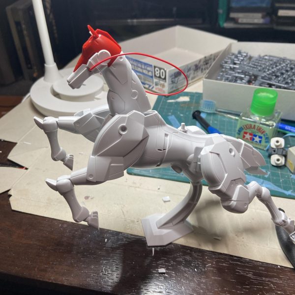 気ままに作成。風雲再起さんを可動できるようにしてます。RGと書いてますが、特に意味はないです(gundam-kao2)（3枚目）