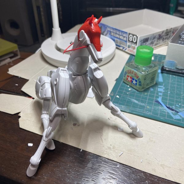 気ままに作成。風雲再起さんを可動できるようにしてます。RGと書いてますが、特に意味はないです(gundam-kao2)（4枚目）