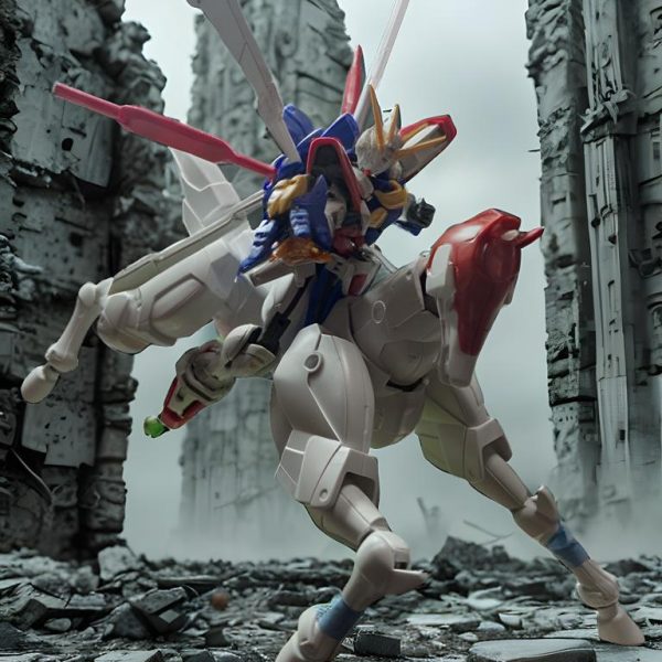 風雲再起さんに躍動感出るように、首と尻尾も可動出来るようしました。&nbsp;寒いのであんまりやる気起きなかったんですが、作ってる途中でいろんな機体乗せてたら楽しくてテンション上がってきました(gundam-kao3)みんなの風雲再起さん！誰にのせよう？いろんな改造案が出てきて作業は進まないです(gundam-kao10)（3枚目）