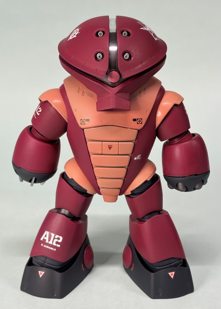 ジオングほどではないですが、アッガイもかなり古いHG。けど完成度も作りやすさも高い。名キットです。