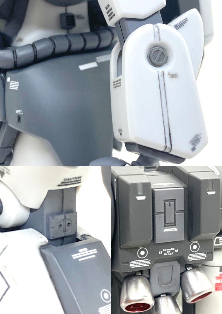 他にもディテールアップパーツをしつこくならない位に貼りました。