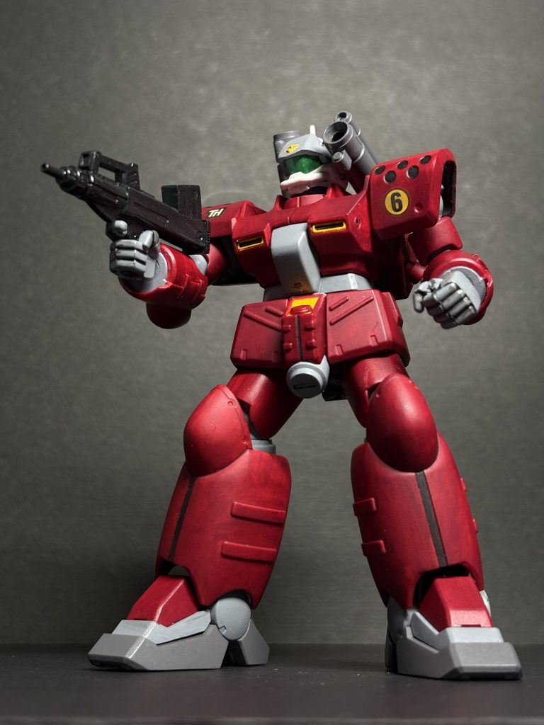 ガンキャノン量産型　筆塗り全塗装–2枚目/制作者：たけ