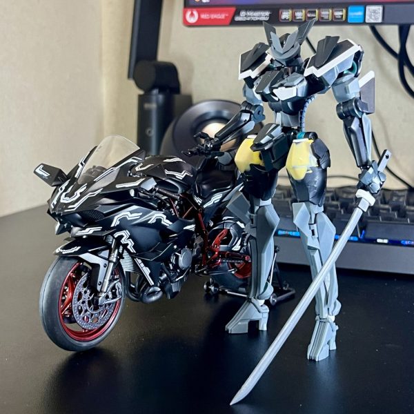 フラッグ用のバイク