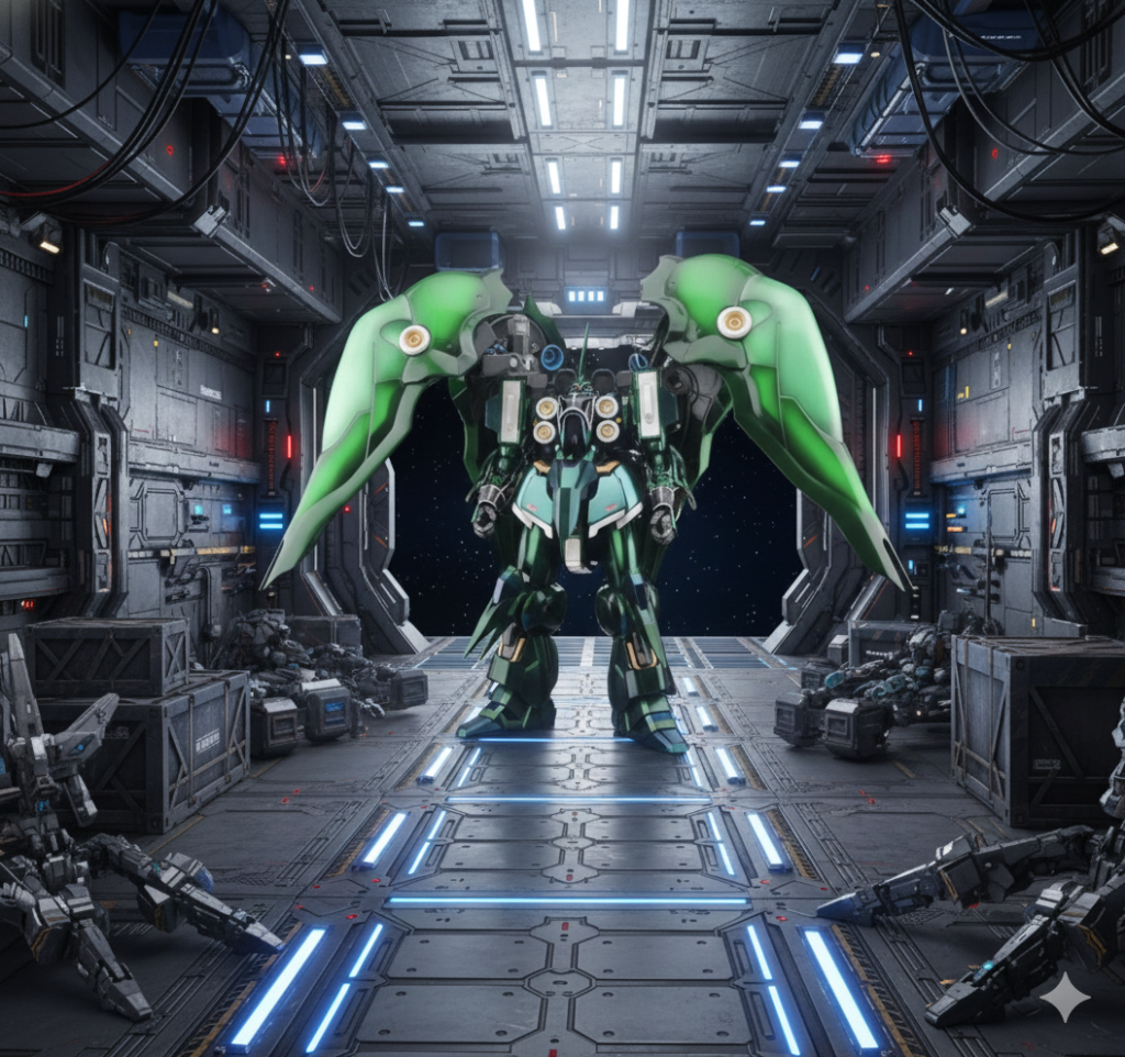 肩に４羽のハシビロコウ