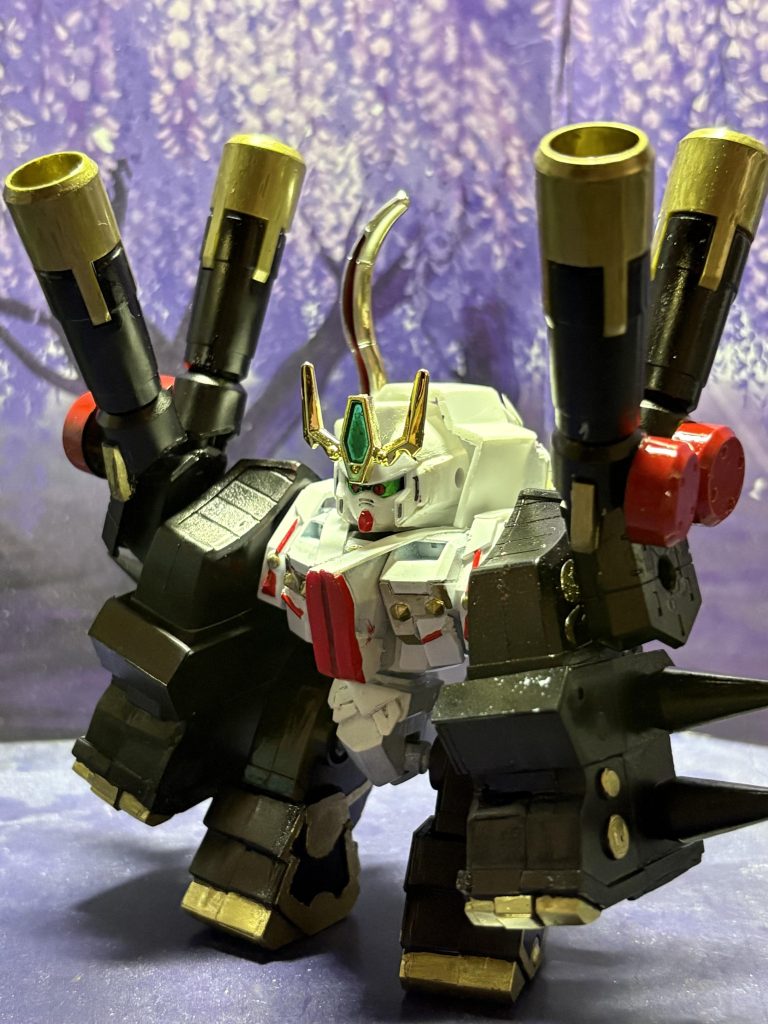 愚嵐怒一番元キットからサイズアップされた羅将かなりのボリュームがあります