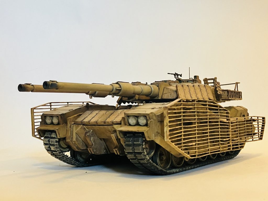 スラットアーマーの網目から覗くサイドスカート(//∇//)