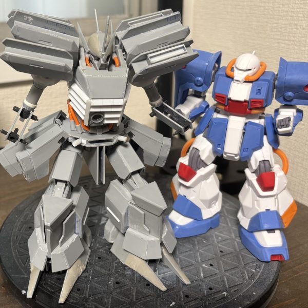 太ももと補強とサイズ比較